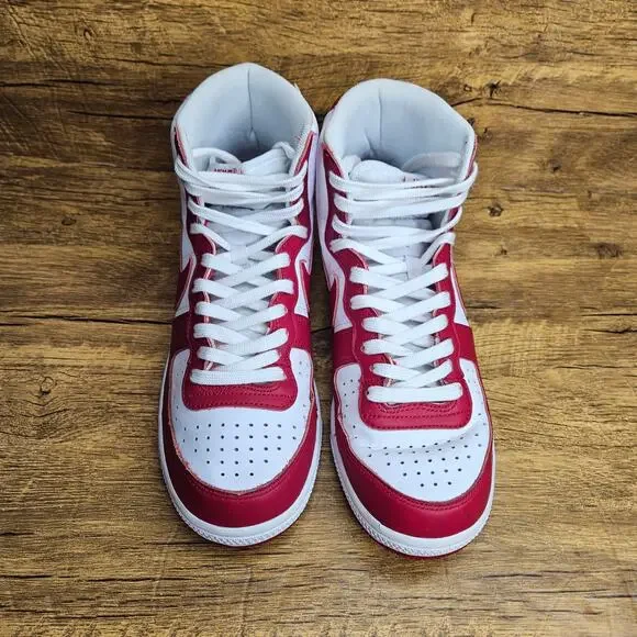 Nike Terminator High Red White Sneakers sz 8.5 Mens - Picture 6 of 8